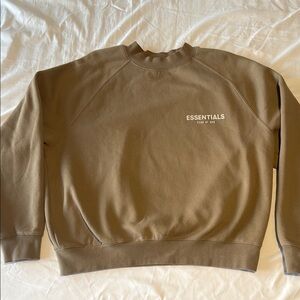 Essentials Fear of God Men’s Olive Crewneck Sweatshirt